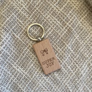 Sleutelhanger "Superjuf"