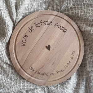 Plank gepersonaliseerd voor Papa of Opa
