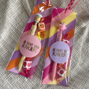 Pen met leuke topper