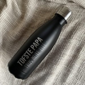 Drinkfles TOFSTE papa gepersonaliseerd met namen